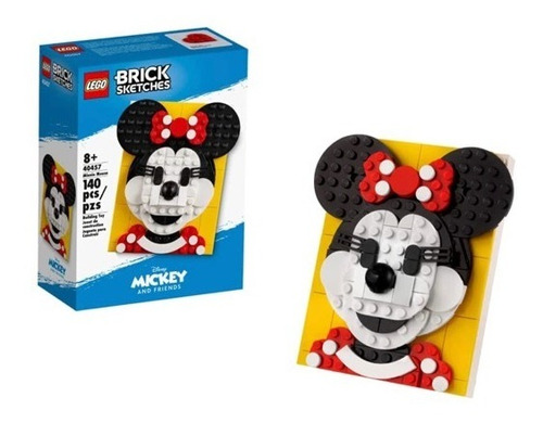 Lego Minnie Mouse Set 40457 Brick Sketches 140 Pzas