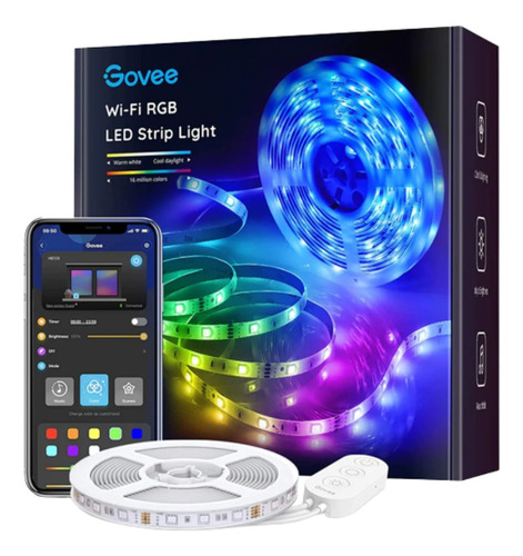 Govee Rgb 5 Metros Tira Led Wifi Compatible Con Alexa Google