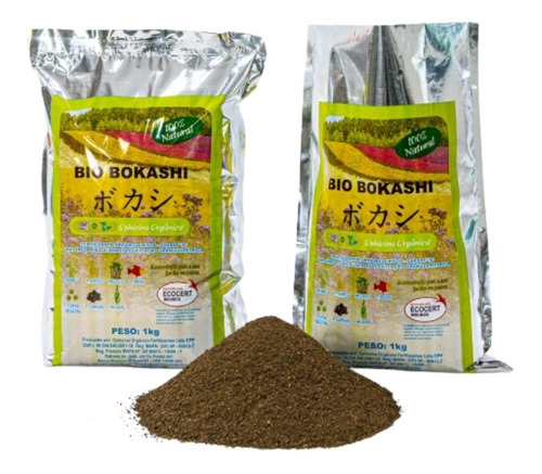 Bio Bokashi Farelado Fertilizante Orgânico Adubo - 2 Kg