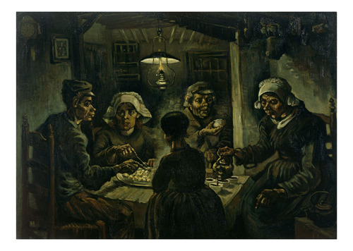 Vincent Van Gogh - Los Comedores De Papas - Lámina 45x30 Cm.