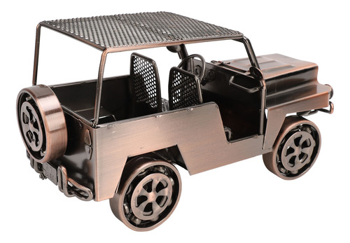 Figura Vintage De Metal Adorno Para Coche, Modelo De Juguete