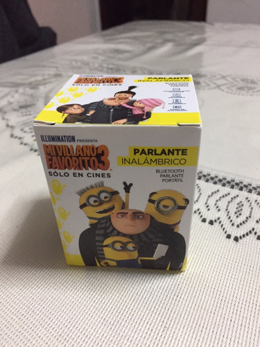 Parlante Bluetooth Minions En Caja Nuevo Y Sellado