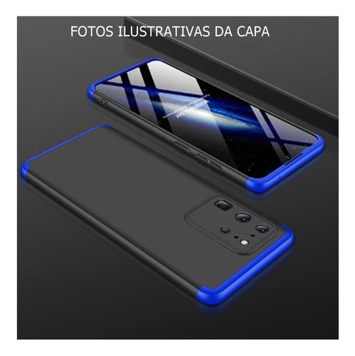 Capa Capinha 360 Samsung Galaxy S20 Tela 6.2  Anti Impacto Cor Azul