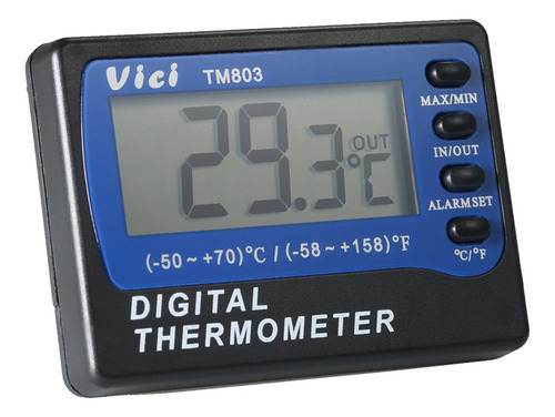 Medidor De Temperatura Del Refrigerador Con Sonda En El Term