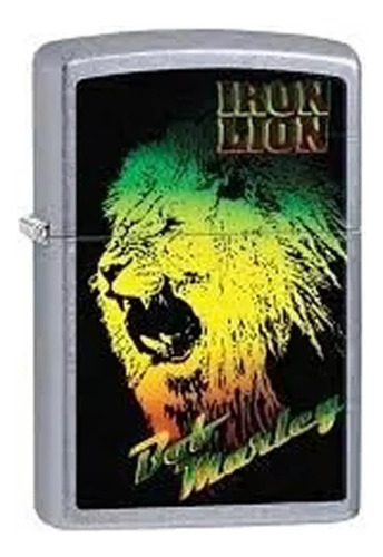 Encendedor Zippo Original Iron Lion Reggae 28844 Microcentro