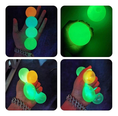8 Bolas Pegajosas De Globbles Dos Pces Que Incandescem No Es