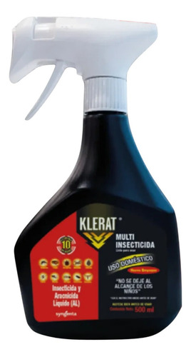 Veneno Para Alacranes Y Arañas Klerat Multi Insecticida 500m