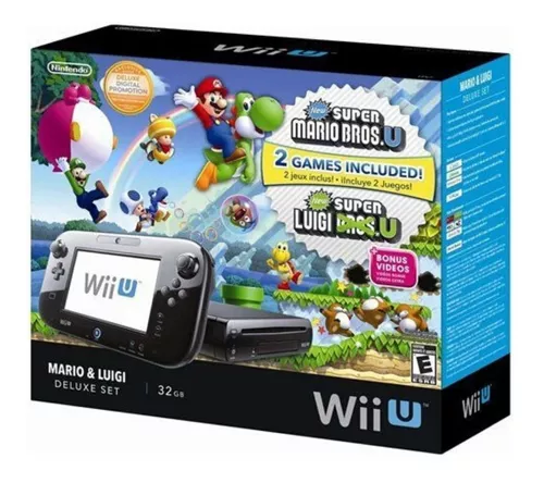 Consola Nintendo Wii U Deluxe Black 32 Gb comprar en tu tienda online  Buscalibre Argentina