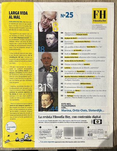 Revista Filosofía Hoy Núm 25 La Evolución