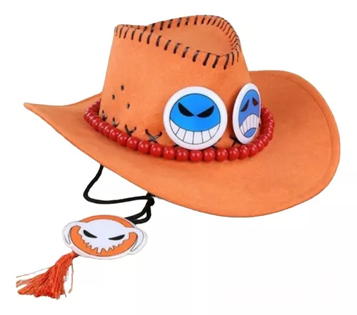 Chapéu Tipo Do Portgas D. Ace Do One Piece Cosplay Fantasia