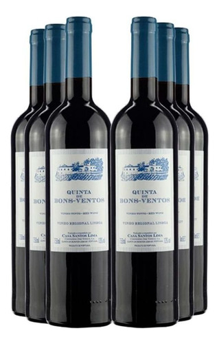 Vinho Português Quinta De Bons Ventos 750ml Tinto Cx Com 6