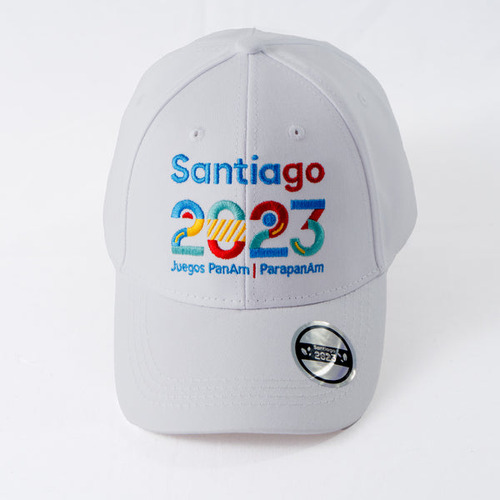 Jockey Blanco Logo Colores Santiago 2023
