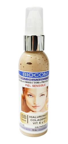 Crema Protectora Bb Cream Beige 75 Gr Diaria Facial Biocom