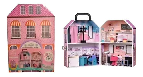 Casa muñecas portatil new arrivals
