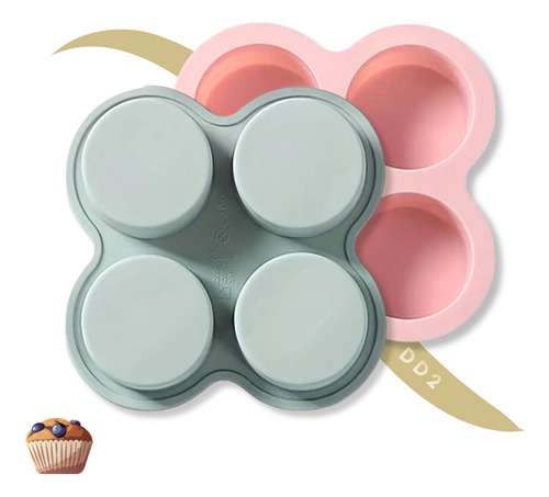 Molde De Silicona Para Muffins Mini Tortas Para Repostería