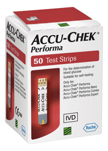 Tiras Reactivas Accu-chek Performa Caja Con 50 Unidades