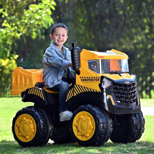Camión Eléctrico Prinsel Truck 12v Color Amarillo