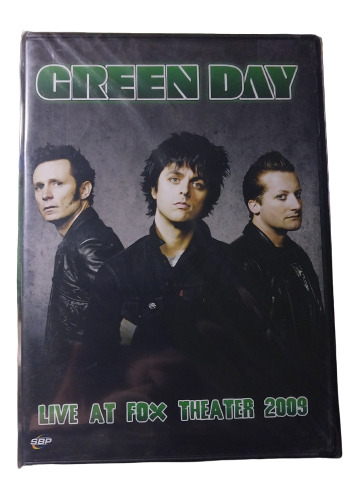 Green Day Live At Fox Theater 2009 Dvd Original ( Nuevo )