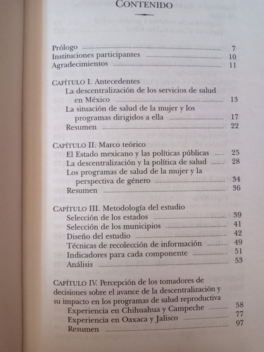 Nigenda Descentralización Y Programas De Salud Reproductiva