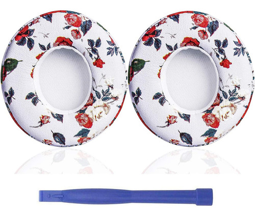 Almohadillas Para Auriculares Bose (solo 2/3), Floral/cuero