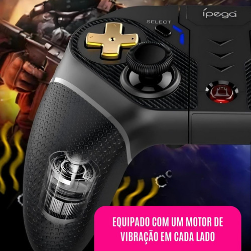 Controle Joystick Bluetooth Wireless Pc Android Ps4 Console