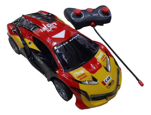 Auto A Radio Control Remoto Carrera Juguete Luz Led Rc 