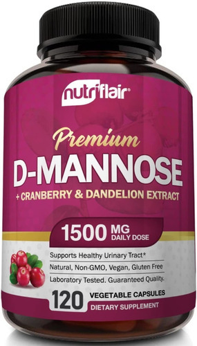 D-manosa D-mannose Salud Del Tracto Urinario 120 Caps Eg Z10