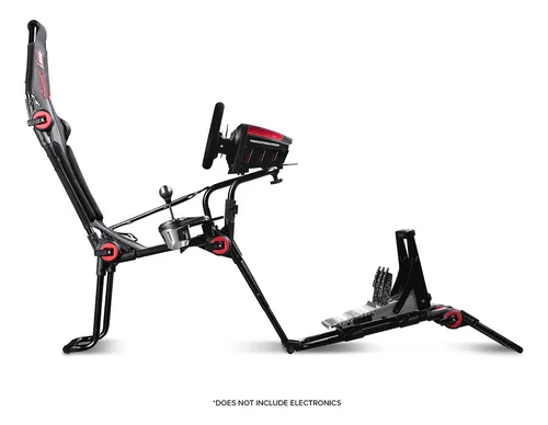 Asiento Simulador Plegable Gaming Racing F-gt Lite Negro Y Rojo