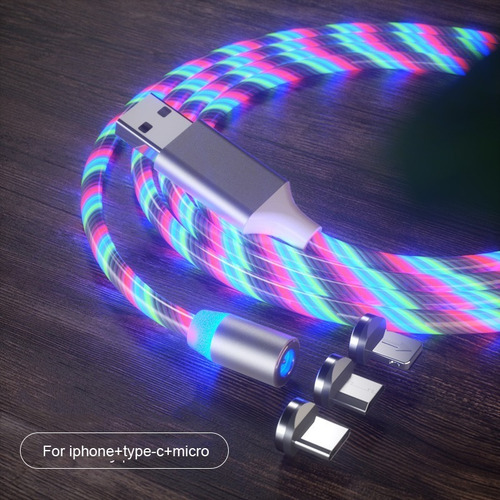 Imagen 4 de 10 de Cable Magnético - Usb Tipo C - Micro Usb - Compatible iPhone