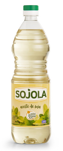 Imagen 1 de 1 de Aceite de soja Sojola botella900 ml 