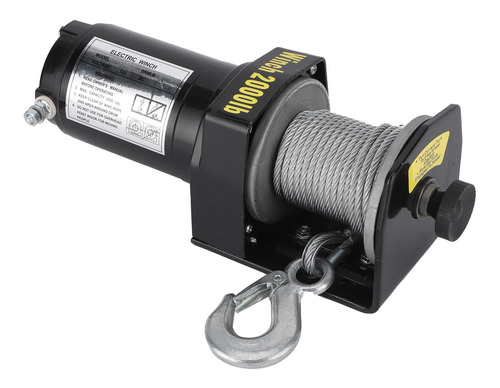 Imagen 7 de 9 de 12v Cabrestante Eléctrico 2000lbs Capacidad De Carga Control