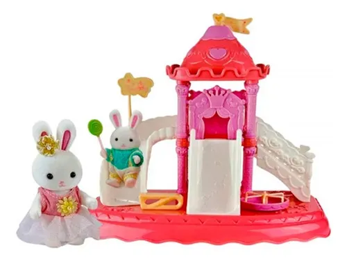 Playset Bay Dreamy Familia De Conejos Parque Con Tobogán Ub