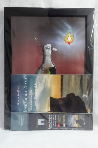 Combo Livro Filosofia Da Terra + Quadro Quero-quero Telúrico