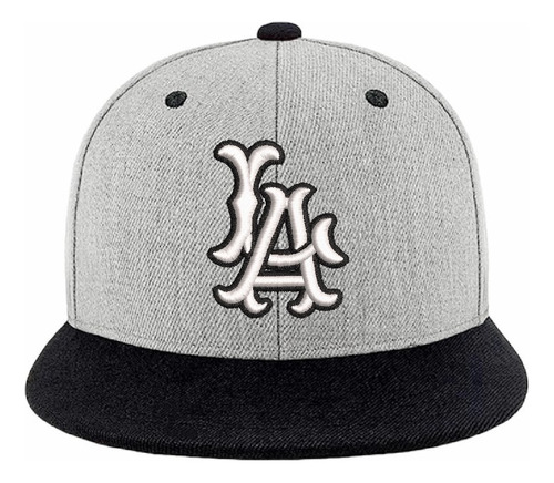 Gorro Snapback Mezclilla Los Angeles Dodgers Mlb Bordado