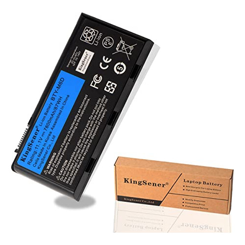 Kingsener 11,1 V 7800mah Nueva Batería De 9 Celdas Bty-m6d P