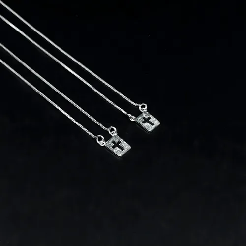 Escapulario con colgante de cruz italiana unisex de plata maciza 925