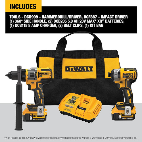 Dewalt Flexvolt Advantage 20v Max* Combo Kit Con Martillo...