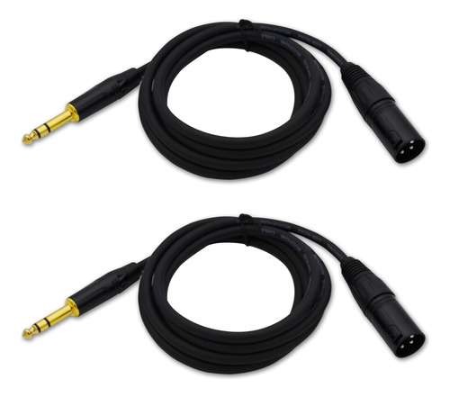 Czyuntuo Cable Xlr A 1/4, Conector Trs A Xlr Macho De 1/4 De