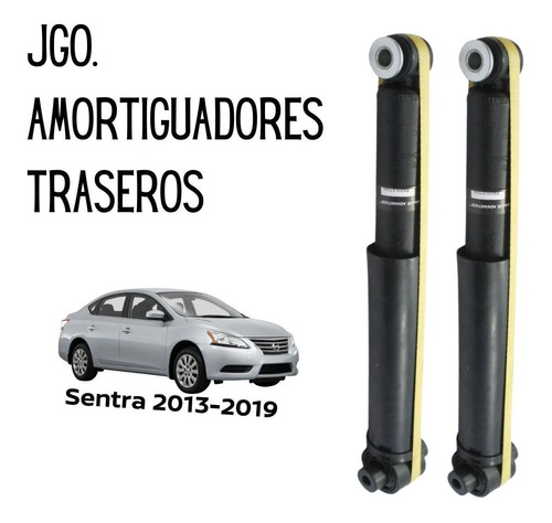 Kit Amortiguadores Traseros Izq Y Der Sentra 2017 Original