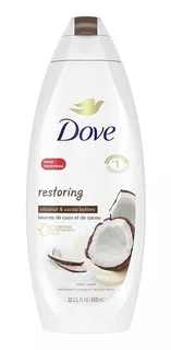Dove Restoring Body Wash Con Manteca De Coco Y Cacao, 22oz A