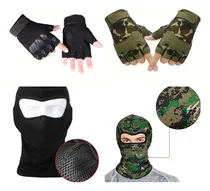 Comprar Pasamontañas  Táctico Camuflado  O Negro + Guantes Tacticos