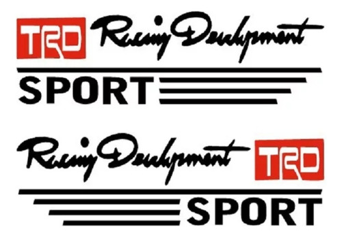 Calcomania Trd Racing Development Para Retrovisor Por 2