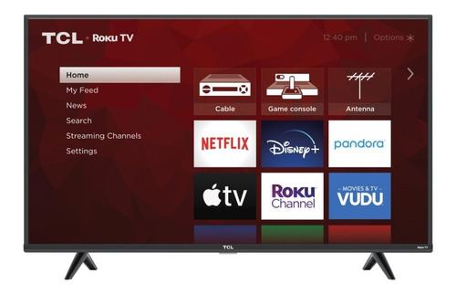Pantalla Tcl 43s431 43 PuLG Class 4k (2160p) Roku Smart Tv (Reacondicionado)