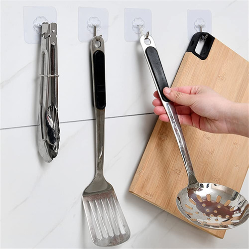Imagen 6 de 10 de Gancho De Pared X3 Portatil Adhesivo Soporte De Hasta 15 Kg