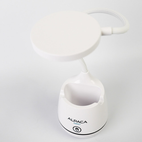 Imagen 4 de 9 de Lampara Velador Portátil Alpaca Led Carga Usb Alp-en-03