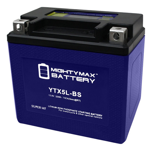 Bateria Repuesto Litio Ytx5l-bs Para Powertex