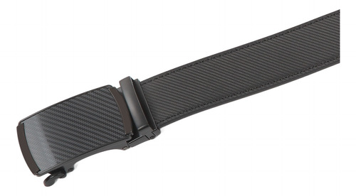 Hombres Pu Cuero Reversible Cinturón Sarga Hebilla