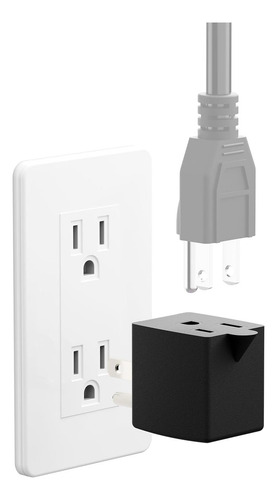 Adaptador De 90 Grados Para Enchufe Macho Hembra