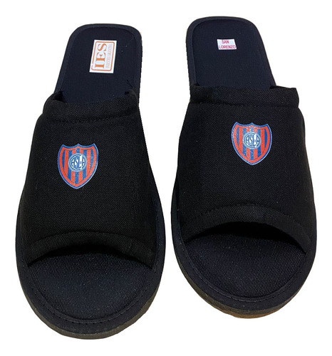 Pantuflas Chinelas Abiertas Hombre Varon San Lorenzo Escudo