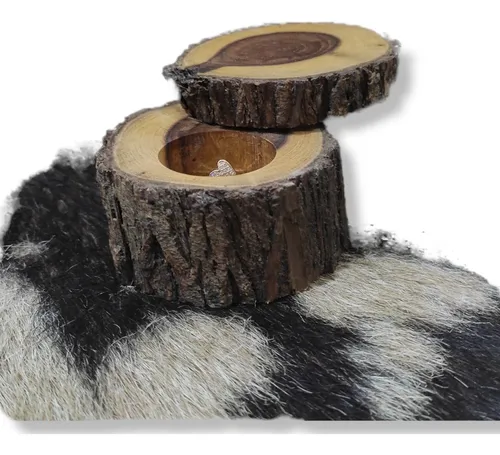 Cofre Porta Anillo De Madera